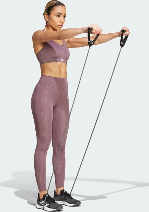 adidas TLRD Impact Training High Support Sport-BH shadow fig (Damen)