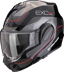 Scorpion EXO-Tech Evo Pro Commuta schwarz/silber/rot
