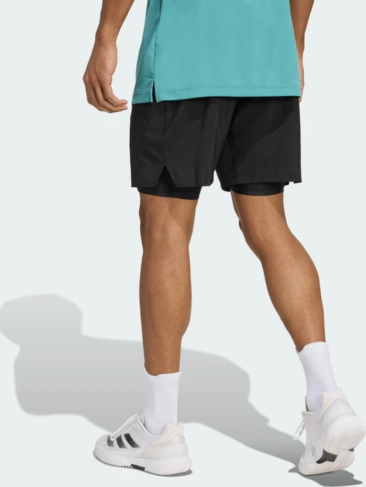 adidas Club Tennis Climacool 2in1 Trainingshose kurz schwarz (Herren)