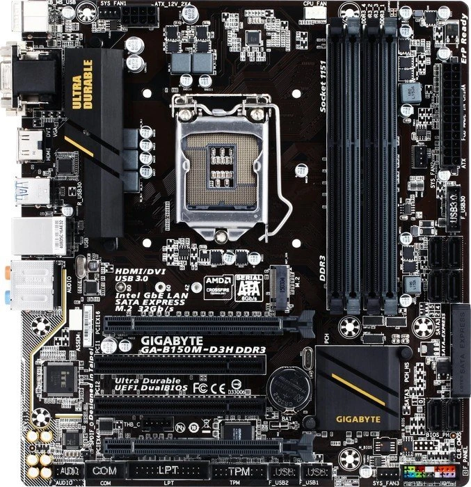 GIGABYTE GA-B150M-D3H DDR3 (Intel 1151)