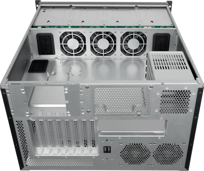 SilverStone RM61-312, schwarz, 6HE, ATX