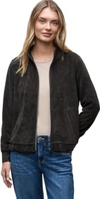 Street One Strukturjacke mit Zipper Jacke darkest brown (Damen)