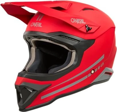 O'Neal 1SRS Solid matt rot/grau