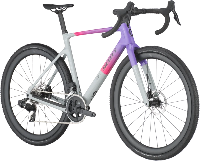 Scott Addict Gravel 20 narwal grey/fade purple Modell 2025