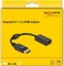 DeLOCK DisplayPort 1.1/HDMI Adapterkabel schwarz, 0.15m Vorschaubild