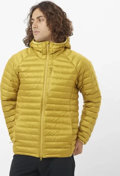 Salomon Elixir Micro Down Hooded Funktionsjacke cress green (Herren)