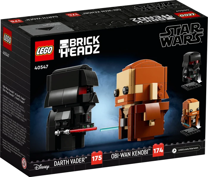 LEGO BrickHeadz - Obi-Wan Kenobi & Darth Vader