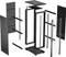 Lanberg 19" Rackschrank 27HE, freistehend, Flatpack, Glastür, IP20, RAL 9004, 1000mm tief Vorschaubild