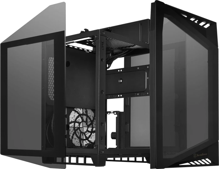 SilverStone Lucid LD03, Glasfenster, Mini-ITX