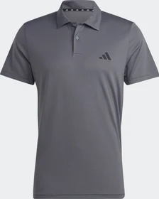 adidas Train Essentials Poloshirt kurzarm grey five/black (Herren)