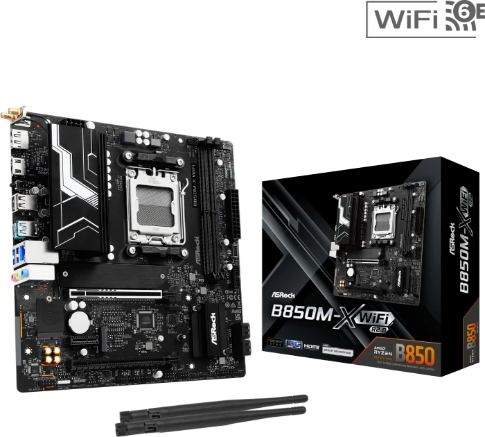 ASRock B850M-X WiFi R2.0 (AMD AM5)