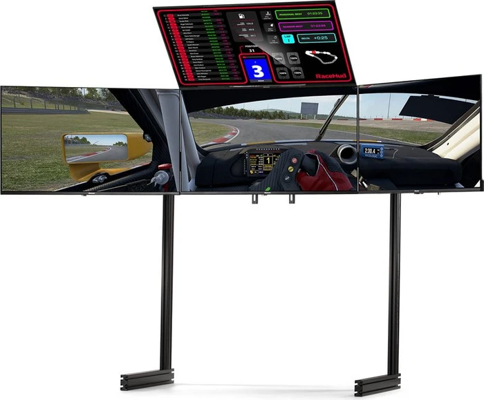 Next Level Racing Elite Quad Monitor Stand Black Edition