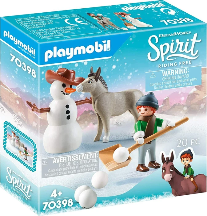 playmobil Spirit - Riding Free Schneespaß mit Snips und Herrn Karotte