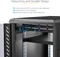 StarTech Verstellbarer Server Rack Fachboden bis 150kg, schwarz, 495mm Einbautiefe, 1HE Vorschaubild