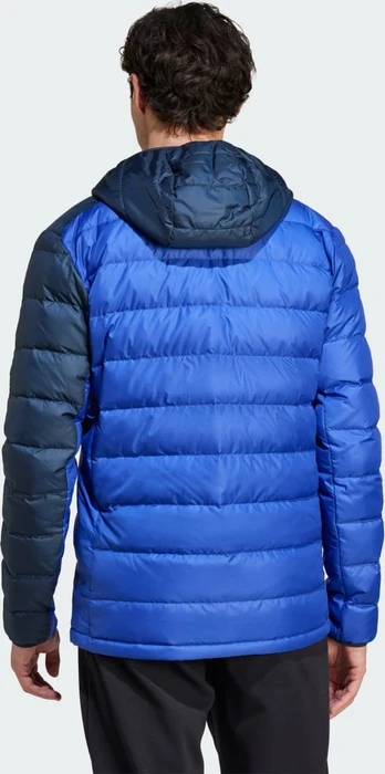 adidas Terrex Multi Light Hooded Daunen Jacke semi lucid blue/aurora ink (Herren)