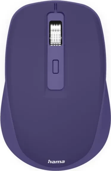 Hama WM-450 Silent Wireless Multi-Device Mouse blau/violett, USB/Bluetooth