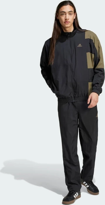 adidas Sportswear Colorblock Trainingsanzug schwarz/weiß (Herren)