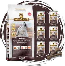 Wolfsblut VetLine, Gastrointestinal, mit Ente und Süßkartoffeln, 9.48kg (24x 395g)