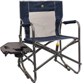 GCI Outdoor Freestyle Rocker inkl. Tisch Campingsessel heathered indigo