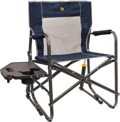 GCI Outdoor Freestyle Rocker inkl. Tisch Campingsessel heathered indigo