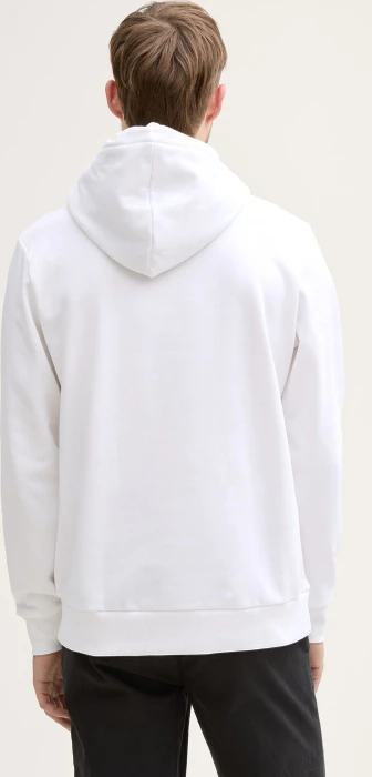 Tom Tailor Logo-Print Hoodie weiß (Herren)