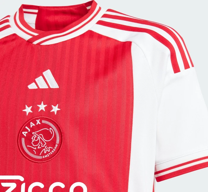 adidas Ajax 2023/2024 Heimtrikot white/bold red (Junior)