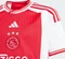 adidas Ajax 2023/2024 Heimtrikot white/bold red (Junior) Vorschaubild