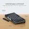 Satechi SM1 Slim Mechanical Backlit BT Keyboard, Dark, grau/schwarz, low-profile BROWN Switches, USB/Bluetooth, US Vorschaubild