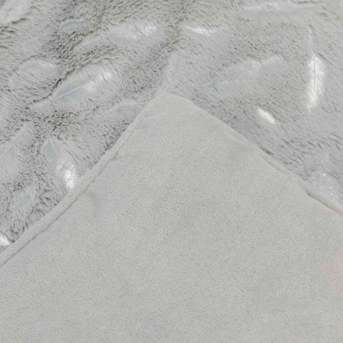 Trixie Liegematte Feder, 100x70cm, grau/silber