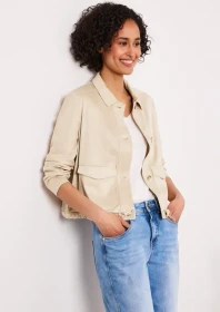 Street One Velours mit Knopfleiste Jacke clay sand (Damen)