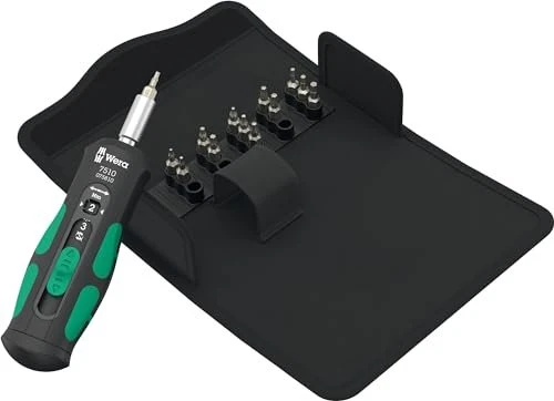 Wera Kraftform Serie 7500 7510/14 Safe-Torque Speed Drehmoment Bitset inkl. Tasche, 14-tlg.
