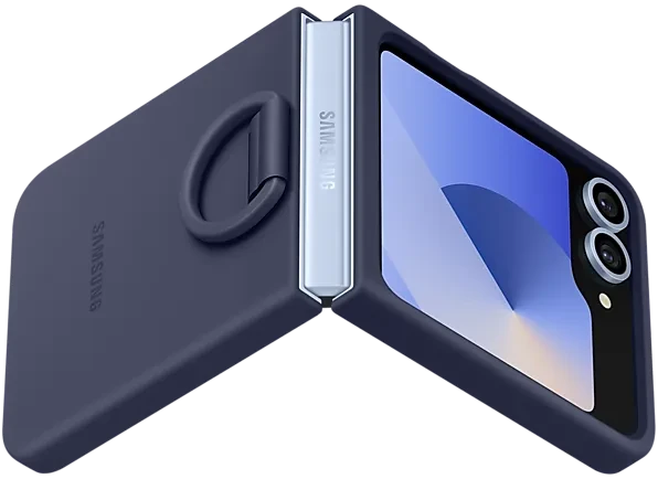 Samsung Silicone Case für Galaxy Z Flip7 FE/Flip6 navy