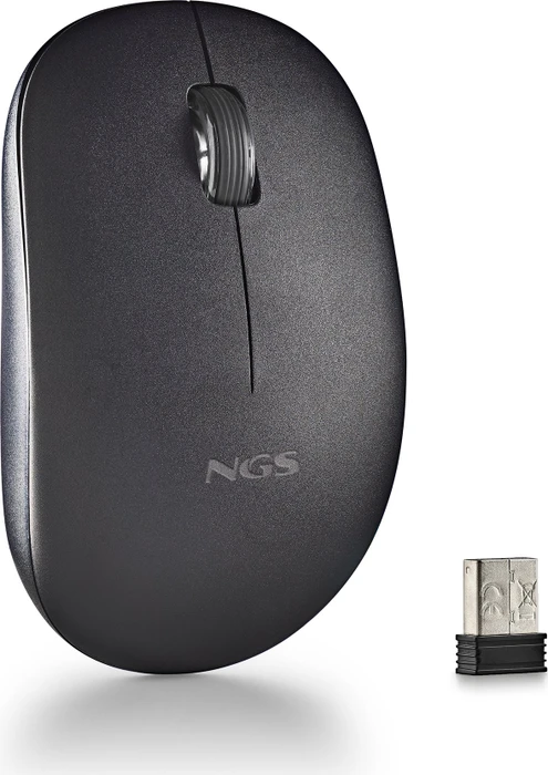 NGS Fog Pro Silent Wireless Mouse blau, USB
