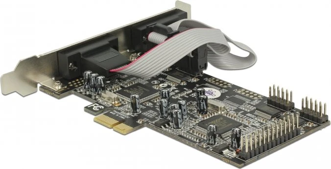 DeLOCK 4x seriell/1x parallel, PCIe x1