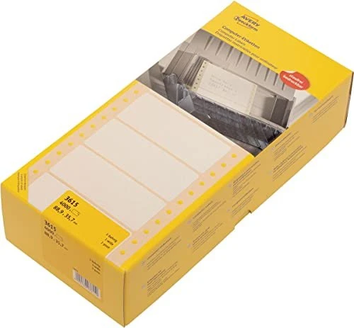 Avery-Zweckform Endlosetiketten, 88.9x35.7mm, weiß