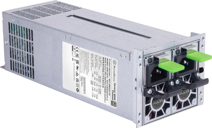 SilverStone Gemini 800C Platinum CRPS Redundant 800W, 2HE-Servernetzteil