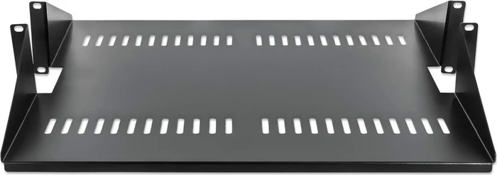 Intellinet 19" Fachboden für Laborgestelle, RAL 9005, 2HE