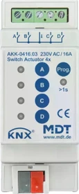 MDT Schaltaktor AKK Kompakt 4-fach, 2TE REG, 16A (AKK-0416.03)