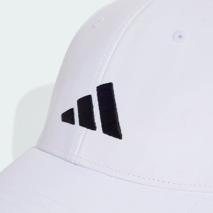 adidas New Logo Embroidered Baseball Kappe weiß/schwarz