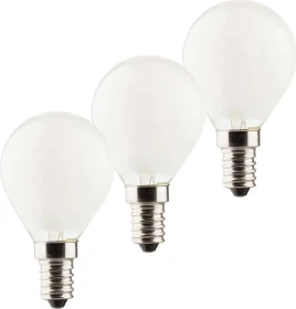 Müller Licht Essentials Retro-LED Tropfen E14/827 4.2W warmweiß, 3 Stück