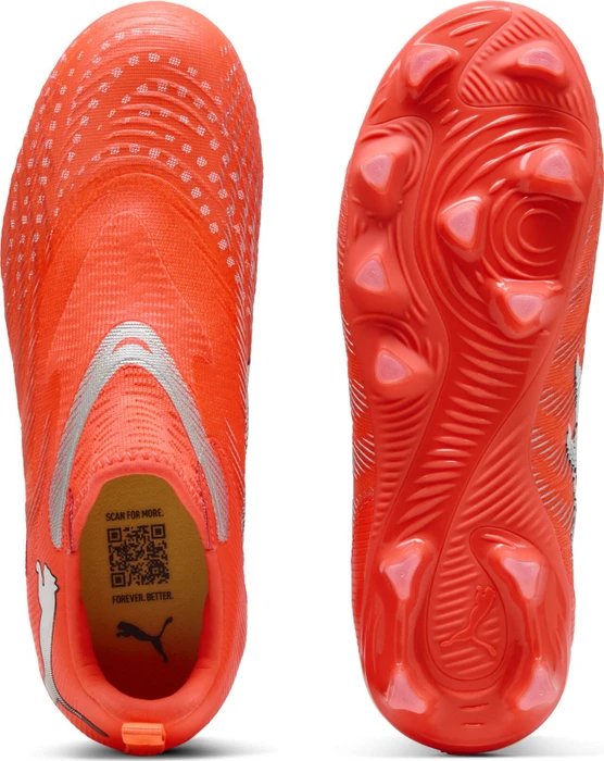 Puma Future 9 Match FG/AG glowing red/puma white/puma black/puma silver (Junior)