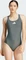 adidas 3 Bar Logo Badeanzug legend ivy/white (Damen) Vorschaubild