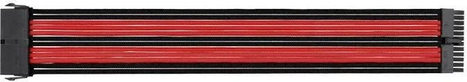 Thermaltake TtMod Sleeve Cable Verlängerung 30cm, schwarz/rot
