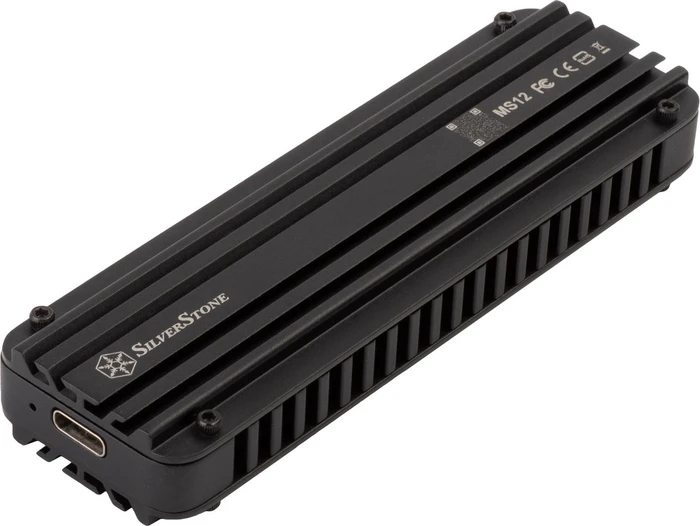 SilverStone MS12, M.2 SSD, USB-C 3.2