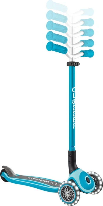Globber Master Lights Kickboard aqua