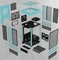 Thermaltake The Tower 100 Turquoise, türkis, Glasfenster, Mini-ITX Vorschaubild