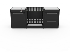 Weber BBQ Kitchen 231 Anbaukit schwarz