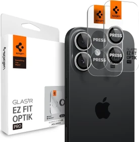 Spigen GLAS.tR EZ Fit Optik Pro Lens Protector für Apple iPhone 17 silber