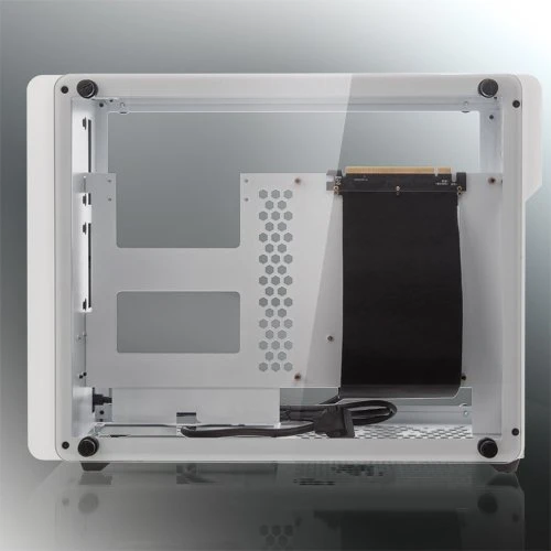 Raijintek Ophion Evo, weiß, Glasfenster, Mini-ITX