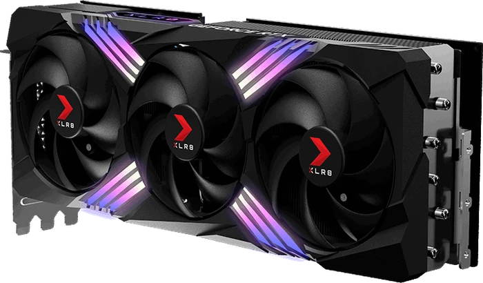 PNY GeForce RTX 4070 Ti XLR8 Gaming Verto Epic-X RGB Overclocked Triple Fan, 12GB GDDR6X, HDMI, 3x DP
